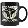 God & Guns Since 1776 Live Free Or Die