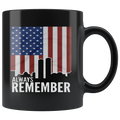Always Remember Twin Towers On American Flag