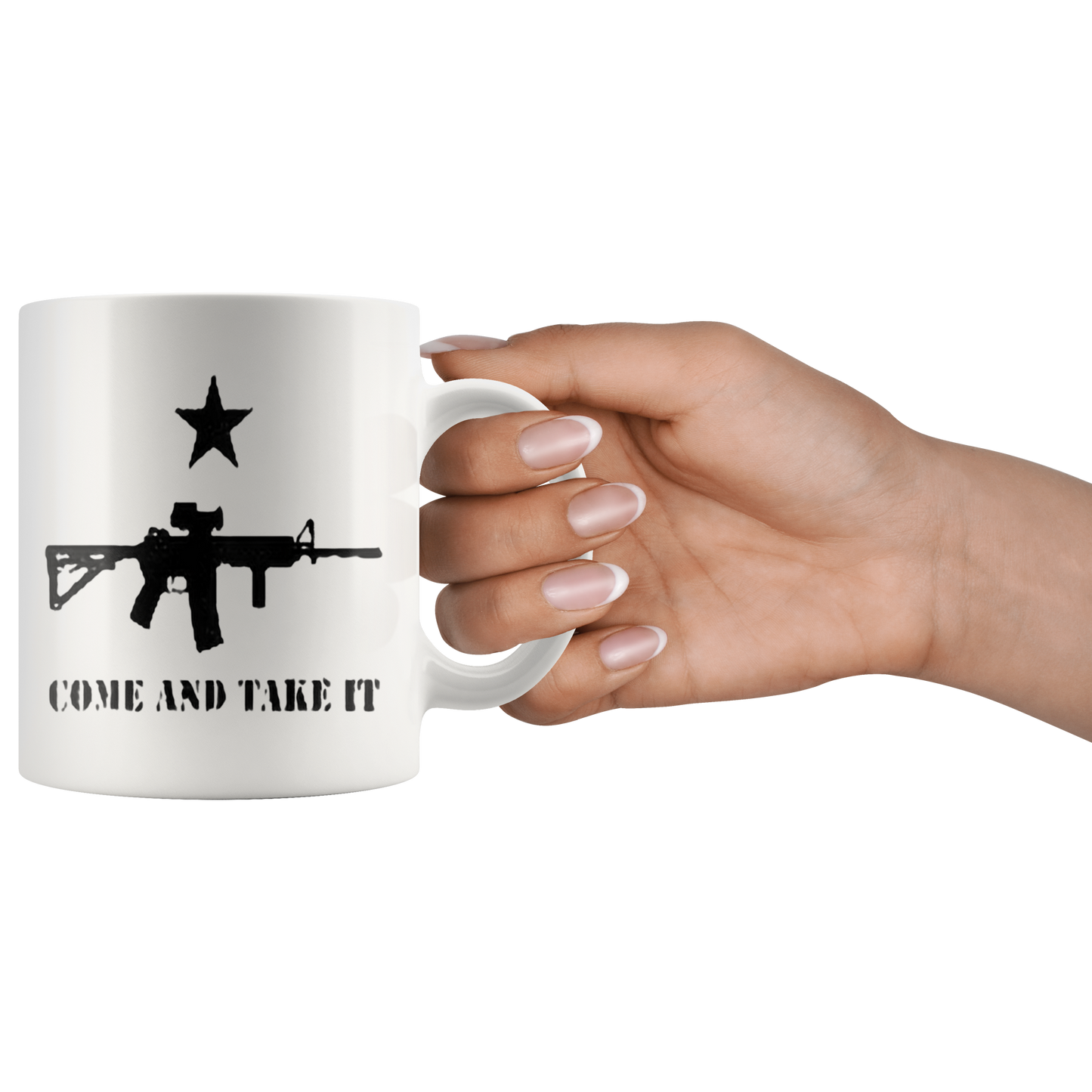 Come And Take It Star Over AR-15 Cup