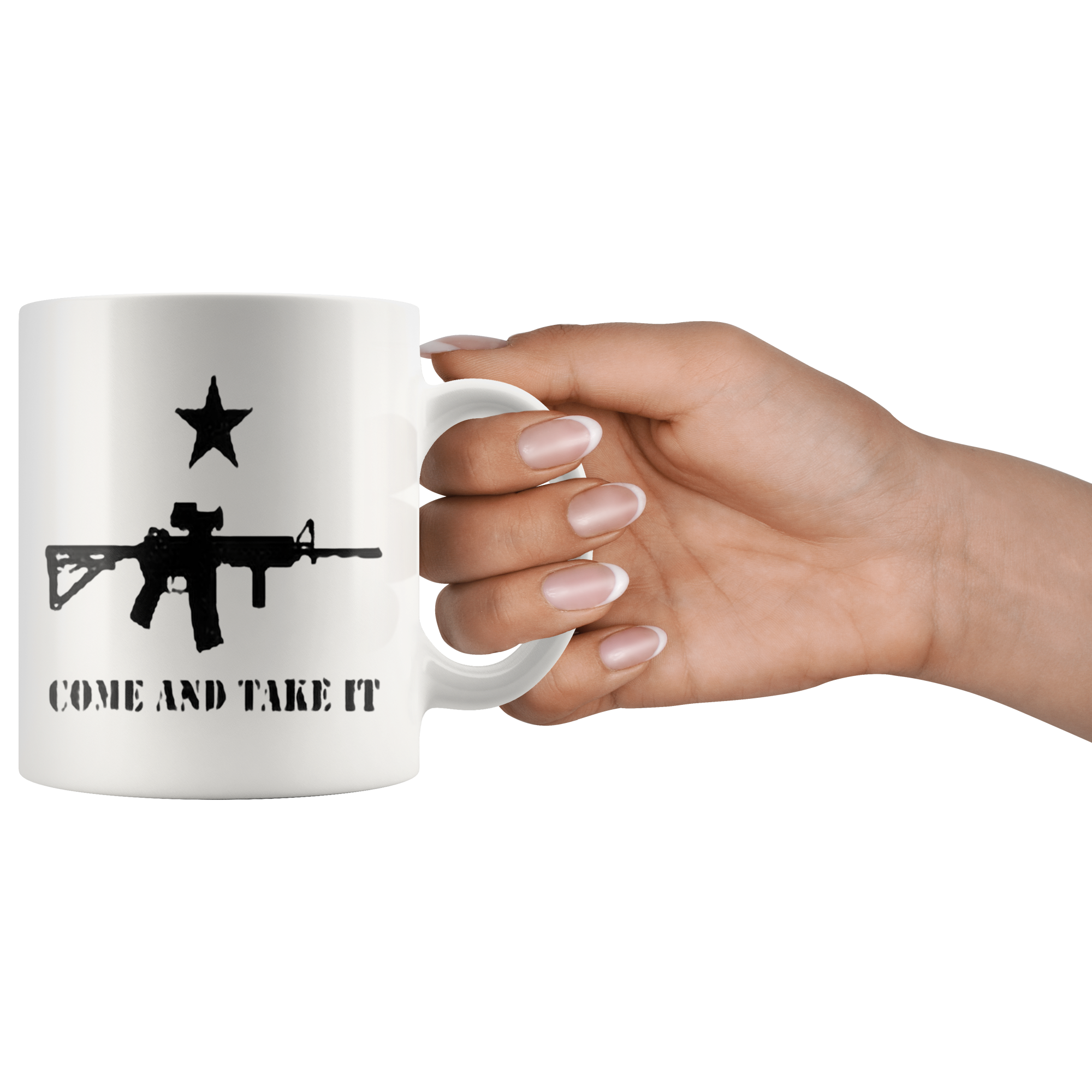 Come And Take It Star Over AR-15 Cup