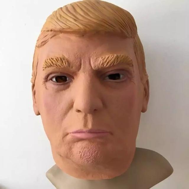Donald Trump Ride On Me Costume Novelty Toys and Masks featuring a realistic mask of Donald Trump.