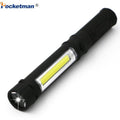 Portable LED Flashlight with Magnetic Base for hands-free illumination and reliable performance.