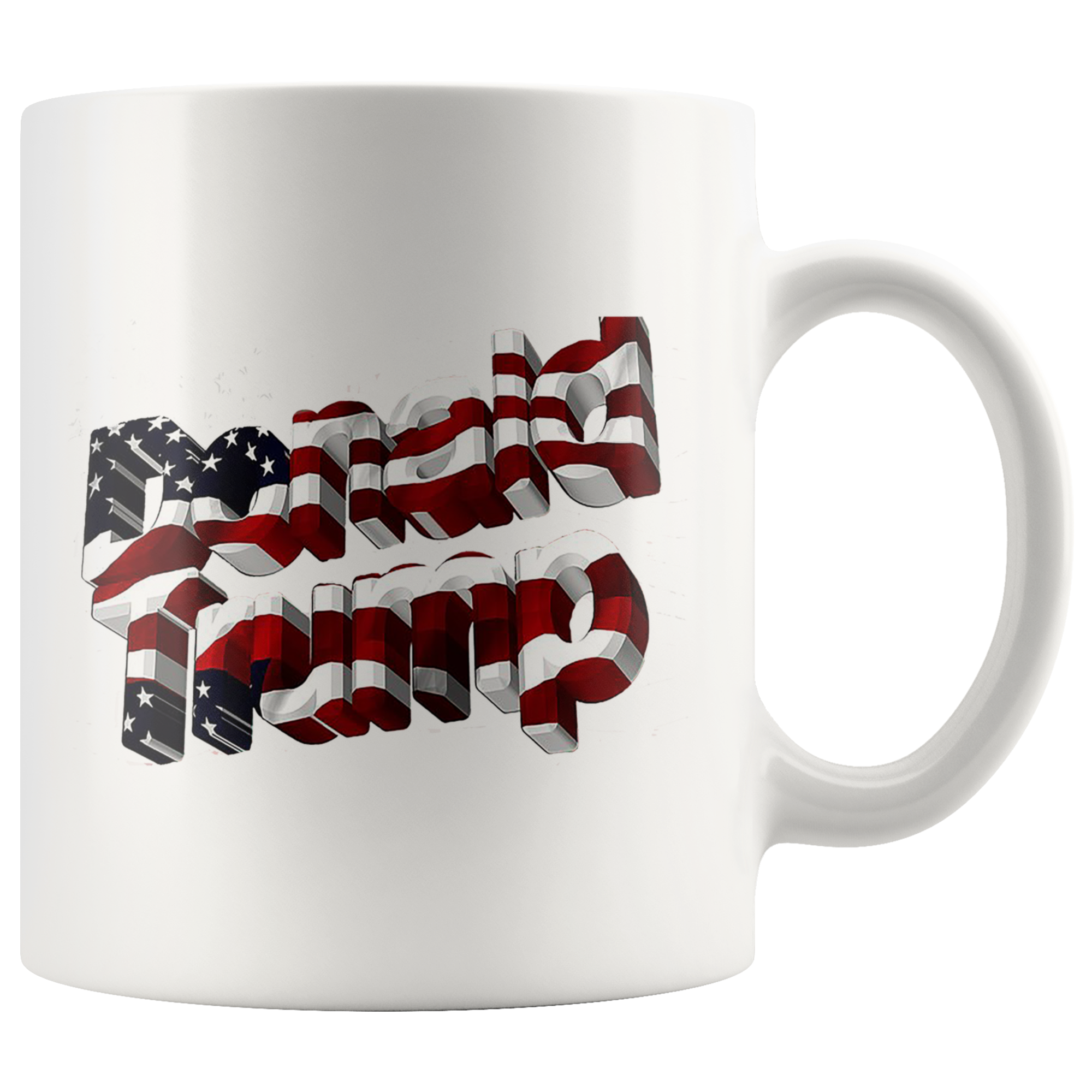 Donald Trump As American Flag